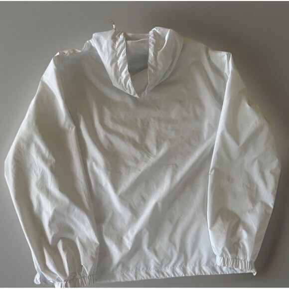 Linea Uomo Oversized Cargo  Track Suit White Nylon Size L Hiphop Athleisure - Picture 14 of 16